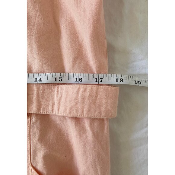 ๐ธ Vintage Veeko Super Style Peach Belted Dress - With Shoulder Pads! - Size S - Picture 8 of 10